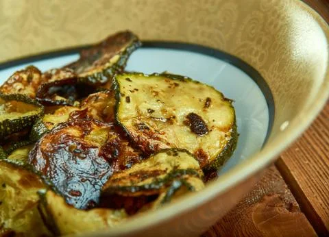 Cool Ranch Zucchini Chips Stock Photos