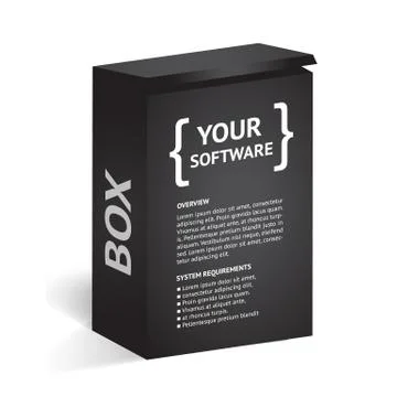 Cool Realistic Case for DVD Or CD Disk Stock-Illustration
