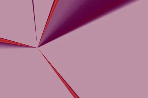 Cool red plasma lines with triangular shapes on purple backgroun Stockillustratie
