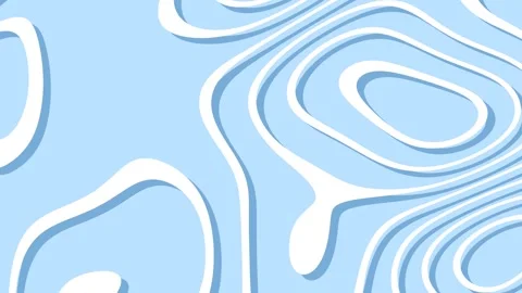 Cool Refreshing Abstract Design with Wavy Lines for Summer Solstice Theme. Stock Footage 340034869