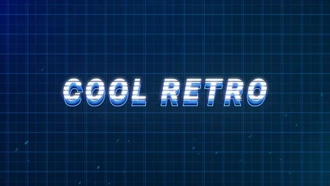 Cool Retro Titles Stock After Effects