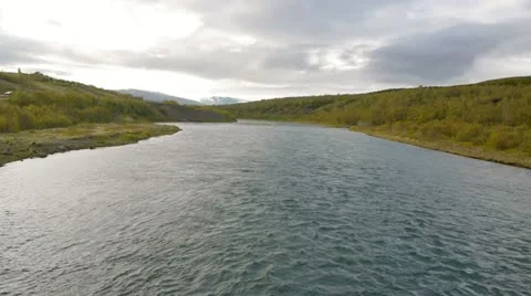 Cool River, Iceland Stock Footage 12422548