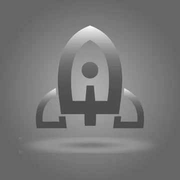 Cool Rocket Vector Illustration