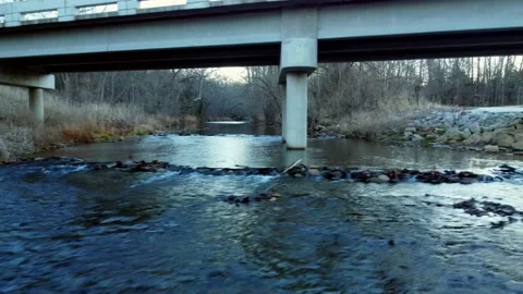 Cool Rural Stream Stock Footage 168820855
