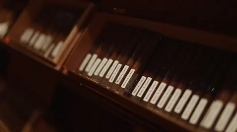 Cool shot of boxes of cigars in a room Stock Footage 63886669