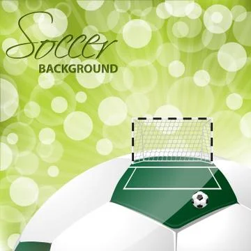 Cool soccer background design Stock-Illustration