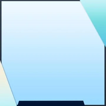 Cool Soft Blue Empty Square With Modern Background Template Stock Illustration