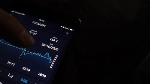 Cool stock graphic scrolling at dark Stock Footage 142086279