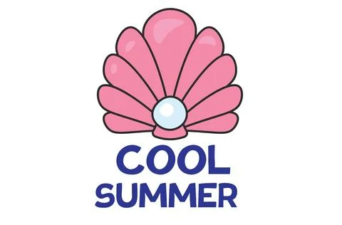 Cool summer Background design Stock Illustration