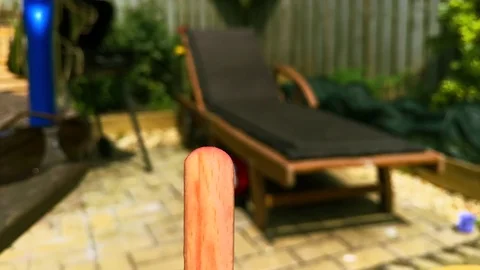 Cool summer background shot with reversed time lapse lolly being assembled Video stock 76892336