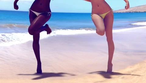 Cool summer Stock Illustration