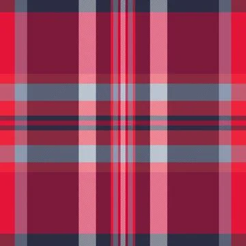 Cool tartan seamless vector, colourful texture check textile. Formal plaid .. Stock Illustration