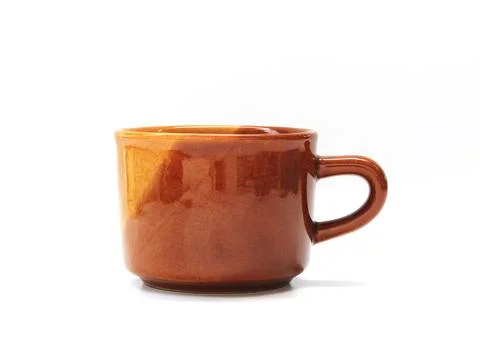 Cool tea cup isolated on white background Stock Photos
