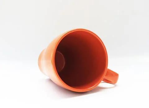 Cool tea cup isolated on white background Stock Photos