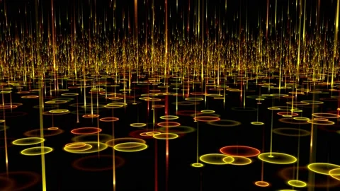 Cool technology sense line light effect background Stock Footage 208093839