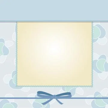 Cool template frame design for greeting card Stock Illustration
