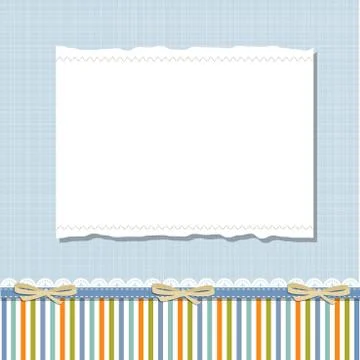 Cool template frame design for greeting card Stock Illustration