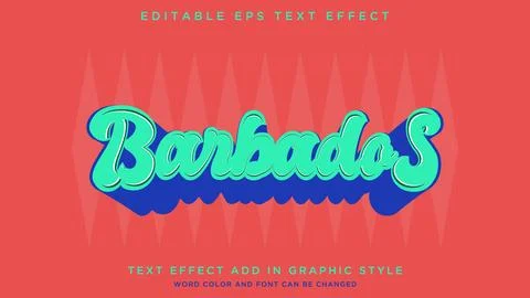 Cool text effect style vector fully editable Illustrazione stock