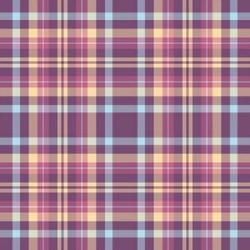 Cool texture check vector, loft seamless pattern textile. Fall plaid backgr.. Stockillustratie