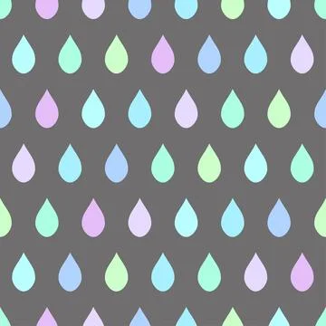 Cool Tone Rain Light Gray Background Stock Illustration