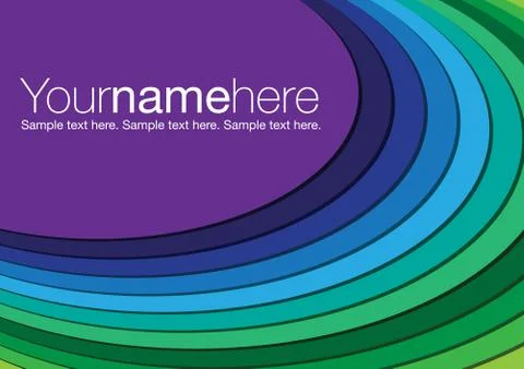 Cool toned oval background in vector format. Stock Illustration