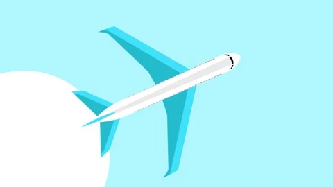 This is a cool transition video about a plane flying through space. Stock Footage 217946099