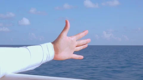 A cool trip on the sea Stock Footage 87674574