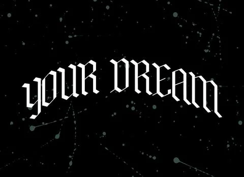 Cool typography vector and background Stock Illustration