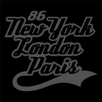 Cool typography vector Stock-Illustration