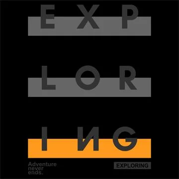 Cool typography vector Stock Illustration