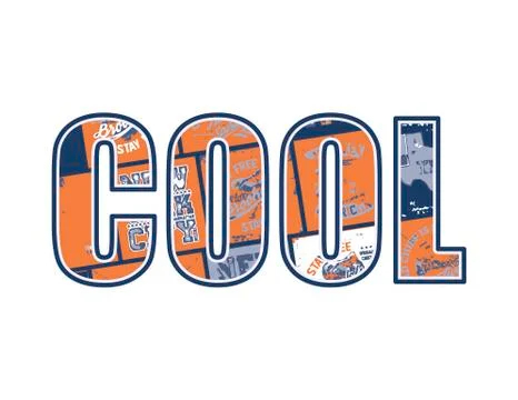 Cool Varsity Design Stock Illustration