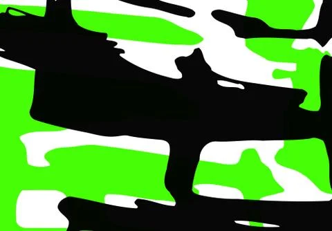 Cool vector bright poster with abstract colorful elements. Stock Illustration