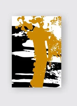 Cool vector bright poster with abstract colorful elements. Stock Illustration