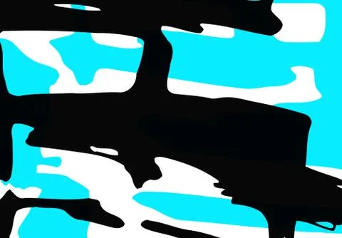 Cool vector bright poster with abstract colorful elements. Stock Illustration