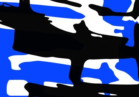 Cool vector bright poster with abstract colorful elements. Illustrazione stock