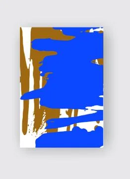 Cool vector bright poster with abstract colorful elements. Stock Illustration