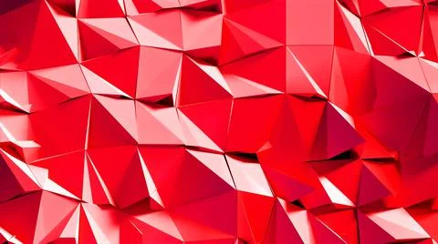 Cool vector red background with triangle pattern	 Stock Photos