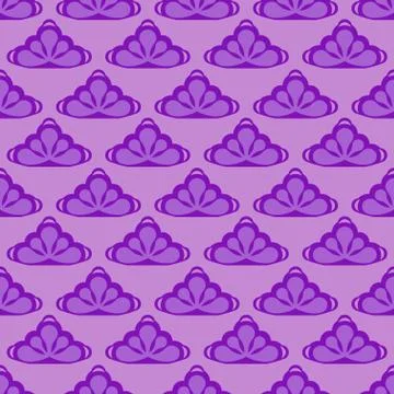 Cool violet ornamental vector pattern illustration Illustrazione stock