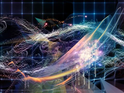 Cool Virtual World Stockillustratie