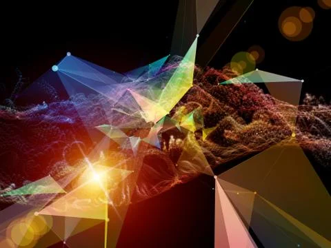 Cool Virtual World Stock Illustration