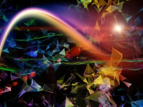 Cool Virtual World Stockillustratie