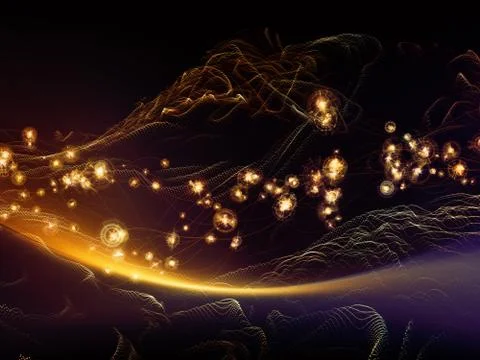 Cool Virtual World Stock Illustration