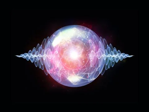 Cool Wave Particle Stock Illustration