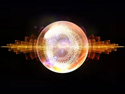 Cool Wave Particle Stock Illustration