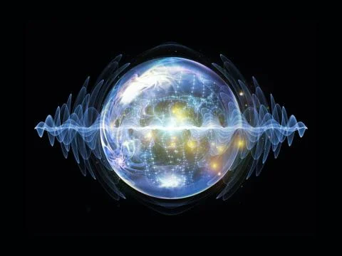 Cool Wave Particle Stock Illustration