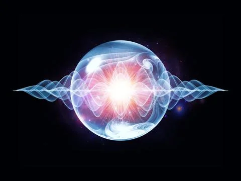 Cool Wave Particle Stock Illustration