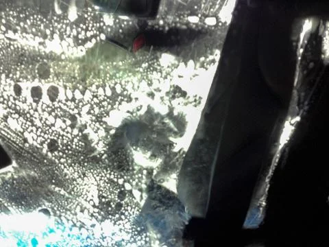Cool wet abstract background black white gray silver bubbles Stock Photos