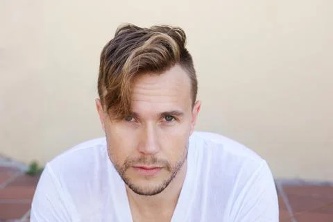 Cool young guy staring Stock Photos