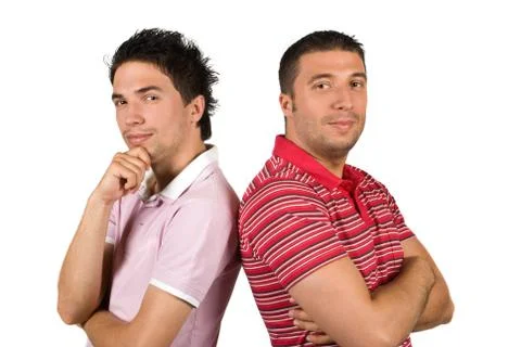 Cool young guys Stock Photos