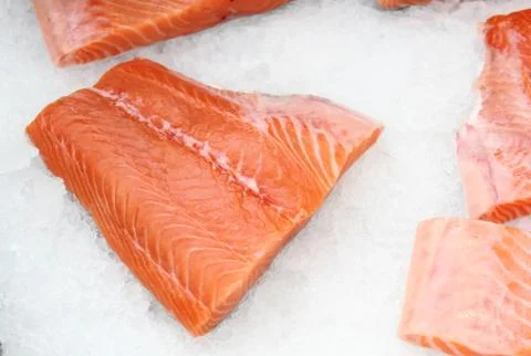 The cooled fish Stock Photos